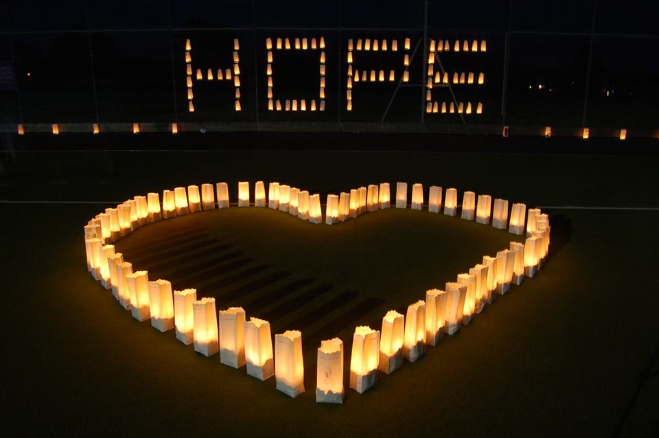 Evesham Relay for Life 2014 Candle Of Hope